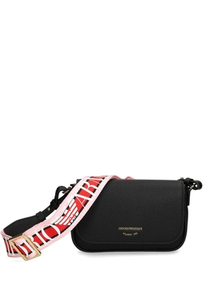 Emporio Armani logo-print cross body bag - Black