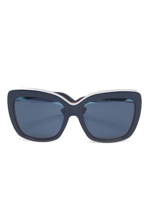 Christian Dior Pre-Owned 3985O Graphic F cat-eye graphic sunglasses - Blue