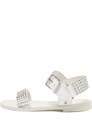 Zadig&Voltaire 2024 pre-owned studded leather sandals - White