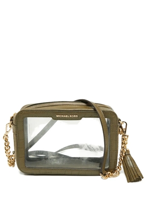 Michael Kors Vintage croc-embossed shoulder bag - Green