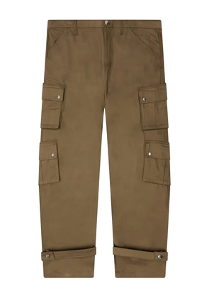 RHUDE Desert button-fastening cargo trousers - Brown
