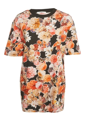 Givenchy Pre-Owned floral-graphic T-shirt - Black