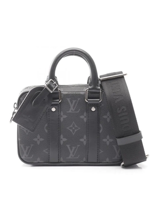 Louis Vuitton Pre-Owned Nano PDV monogram eclipse handbag - Black