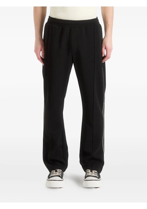 Manière De Voir Gael contrast-whipstitch track pants - Black