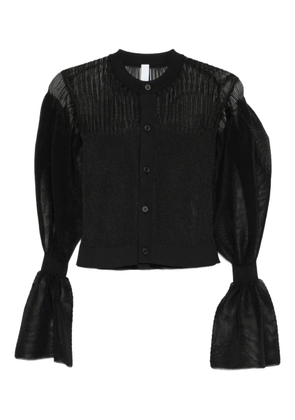 CFCL pleated cardigan - Black
