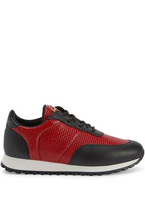 Giuseppe Zanotti Jimi Running lace-up low-top sneakers - Red