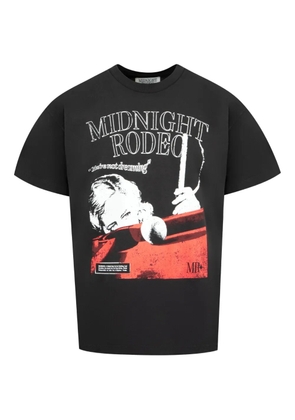 MIDNIGHT RODEO billiards graphic-print T-shirt - Black
