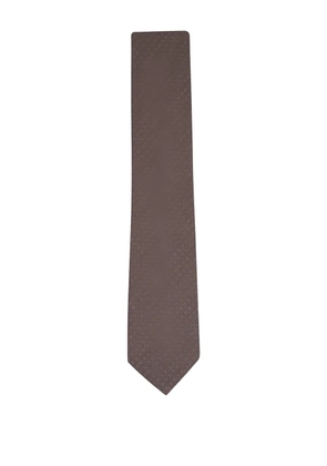 Canali patterned tie - Brown