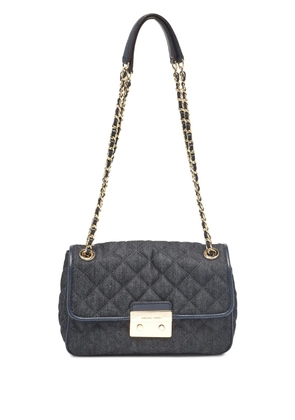 Michael Kors Vintage Sloan quilted denim shoulder bag - Blue