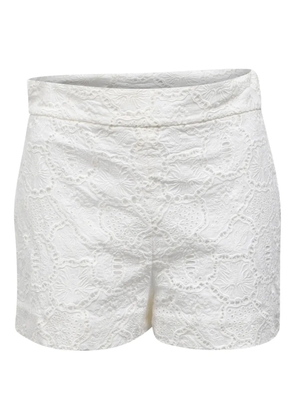 Christian Dior Pre-Owned floral shorts - White