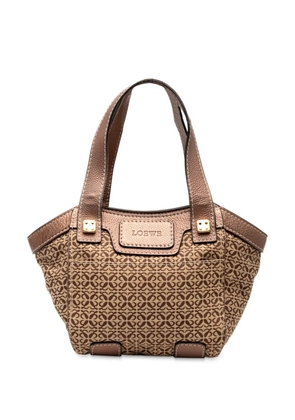 Loewe Pre-Owned 2007 Anagram Canvas tote bag - Brown