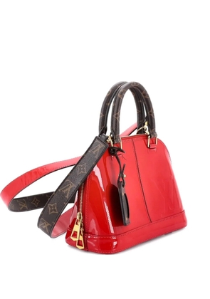 Louis Vuitton Pre-Owned Alma Handbag Vernis with Monogram Canvas BB satchel - Red