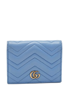 Gucci Pre-Owned GG Marmont wallet - Blue