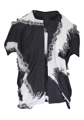 Zero + Maria Cornejo Koya short-sleeve jacket - Black