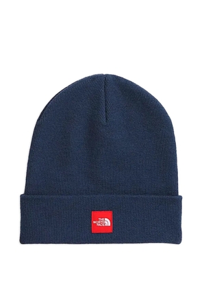 The North Face logo-box beanie - Blue