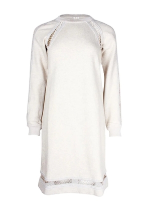 Chloé Vintage cut-out sweatshirt dress - Neutrals