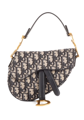 Christian Dior Pre-Owned monogram Saddle shoulder bag - Blue