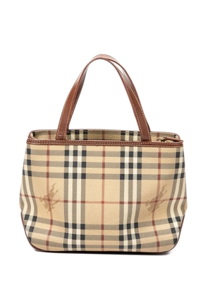 Burberry Pre-Owned Nova Check canvas tote bag - Neutrals