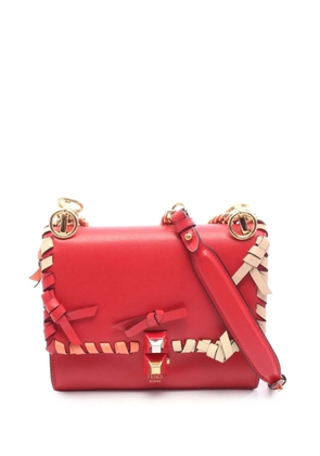Fendi Pre-Owned 2010-2025 Vitello Liberty Whipstitch Bow Kan I crossbody bag - Red