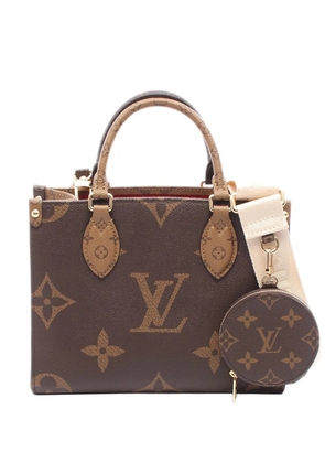 Louis Vuitton Pre-Owned 2021-2025 Monogram Reverse Giant OnTheGo PM satchel - Brown