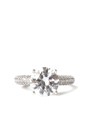 Izabel Display Mega Circle chunky ring - Silver