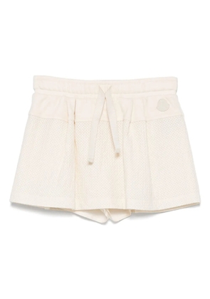 Moncler textured mini skirt - Neutrals