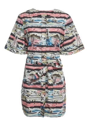 Burberry Pre-Owned printed mini dress - Pink