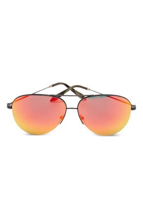 Victoria Beckham mirrored pilot-frame sunglasses - Black