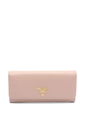 Prada Pre-Owned 2010 Saffiano bifold wallet - Neutrals