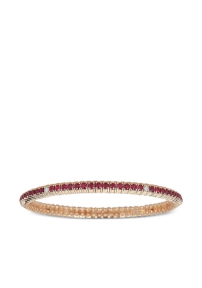 ZYDO 18K rose gold diamond and ruby bracelet - Pink
