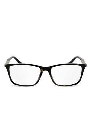 Calvin Klein rectangle-frame glasses - Brown