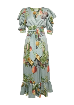 EUGENIA FERNANDEZ printed dress - Green