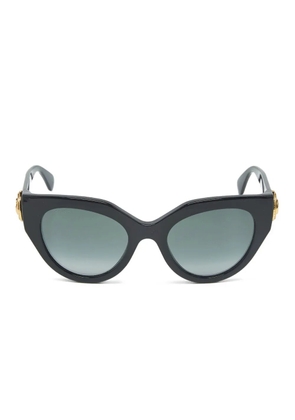 Gucci Pre-Owned cat-eye logo-detail sunglasses - Black