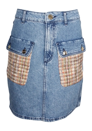 SANDRO Fiorina denim skirt - Blue