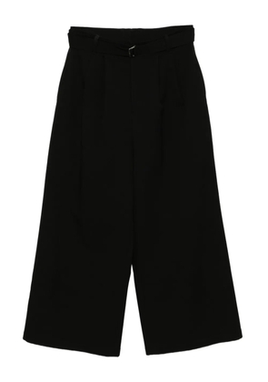 SONGZIO belted wide-leg trousers - Black