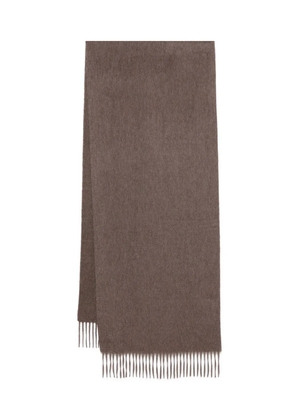 N.Peal large woven scarf - Brown