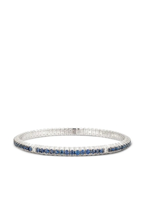 ZYDO 18K white gold diamond and sapphire bracelet - Silver