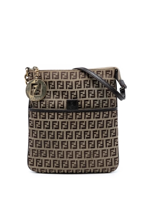Fendi Pre-Owned 2000-2010 Zucchino Canvas Forever crossbody bag - Brown