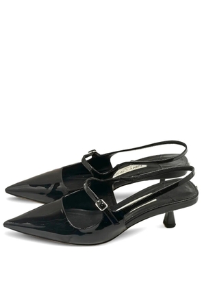 Jimmy Choo Pre-Owned Didi slingback pointed pumps - Black