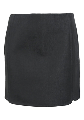 Balenciaga Pre-Owned crinkled-texture mini skirt - Black