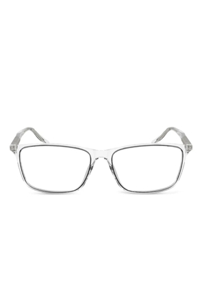 Calvin Klein clear rectangle-frame glasses - White