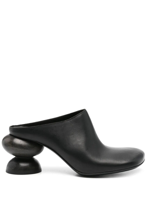Uma Wang 70mm sculpted-heel mules - Black