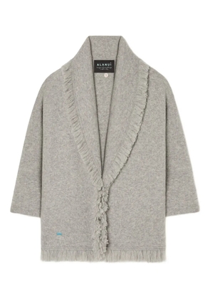 Alanui Finest fringed cardigan - Grey