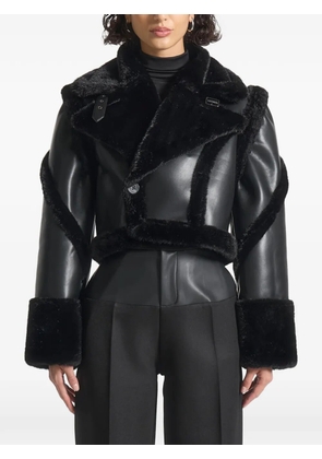 Manière De Voir Kena detachable-sleeves jacket - Black