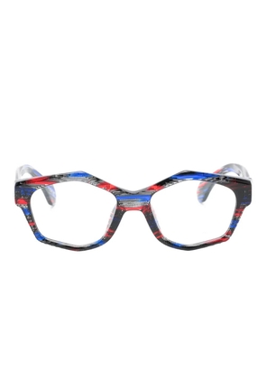 Alain Mikli geometric glasses - Brown