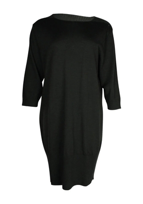 Dries Van Noten Pre-Owned wool midi dress - Green