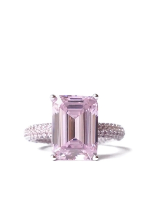Izabel Display Mega Rectangle ring - Pink