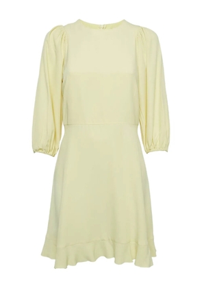 Valentino Pre-Owned ruffle-detailing midi dress - Yellow