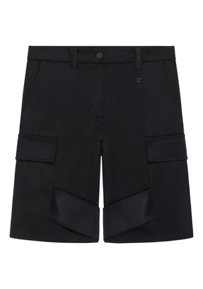Courrèges belt-loop shorts - Black