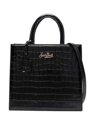 MC2 Saint Barth leather midi tote bag - Black